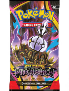 Trading card booster pack, Mega Evolution Pitch Black, 10 additional game cards