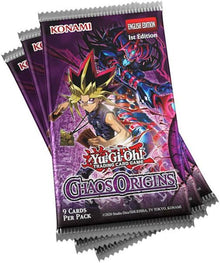 Yu-Gi-Oh! Chaos Origins booster pack, 9-card pack (English 1st Edition)