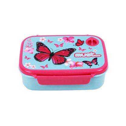 MUST Lunch Box & Aluminum Water Container Set - Butterfly