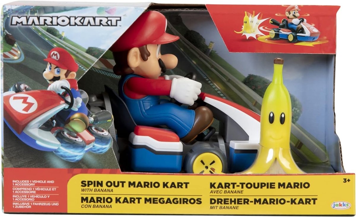 Super Mario Kart Spin Out Vehicle - Jacks Pacific - The Toy Store