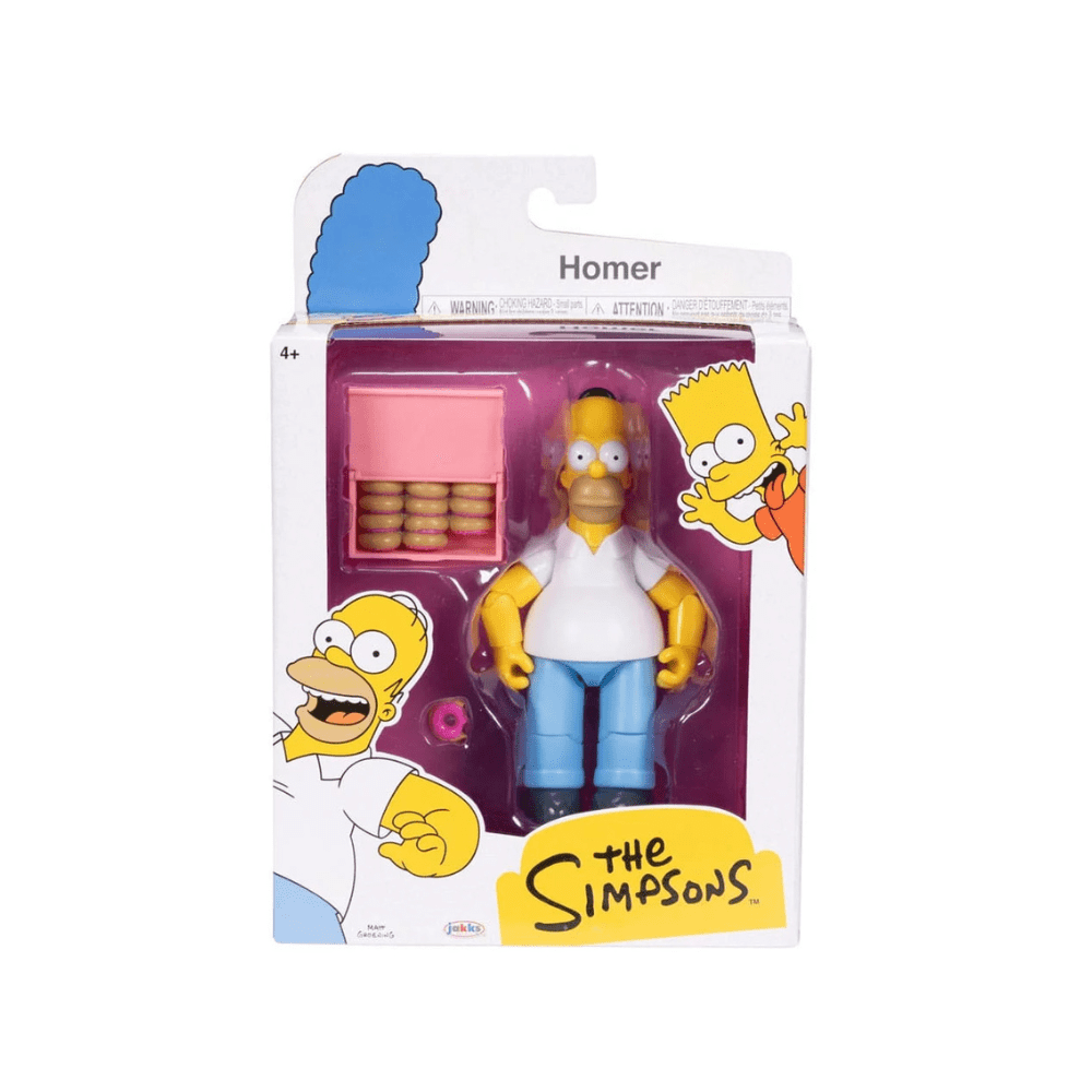 The Simpsons 5 Inch Figures - Homer Simpson - Jacks Pacific - The Toy Store