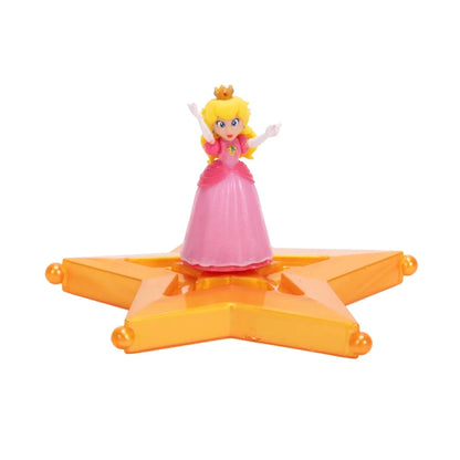 1.5-inch Galaxy Movie figure: rosafarbene Prinzessinnenfigur auf orange Sternplattform