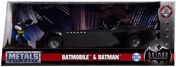 Batman Animated Series Batmobile 1:24 - Jada - The Toy Store