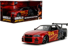 Godzilla Nissan Skyline GT R R34 1:24 Scale Jada - Jada - The Toy Store