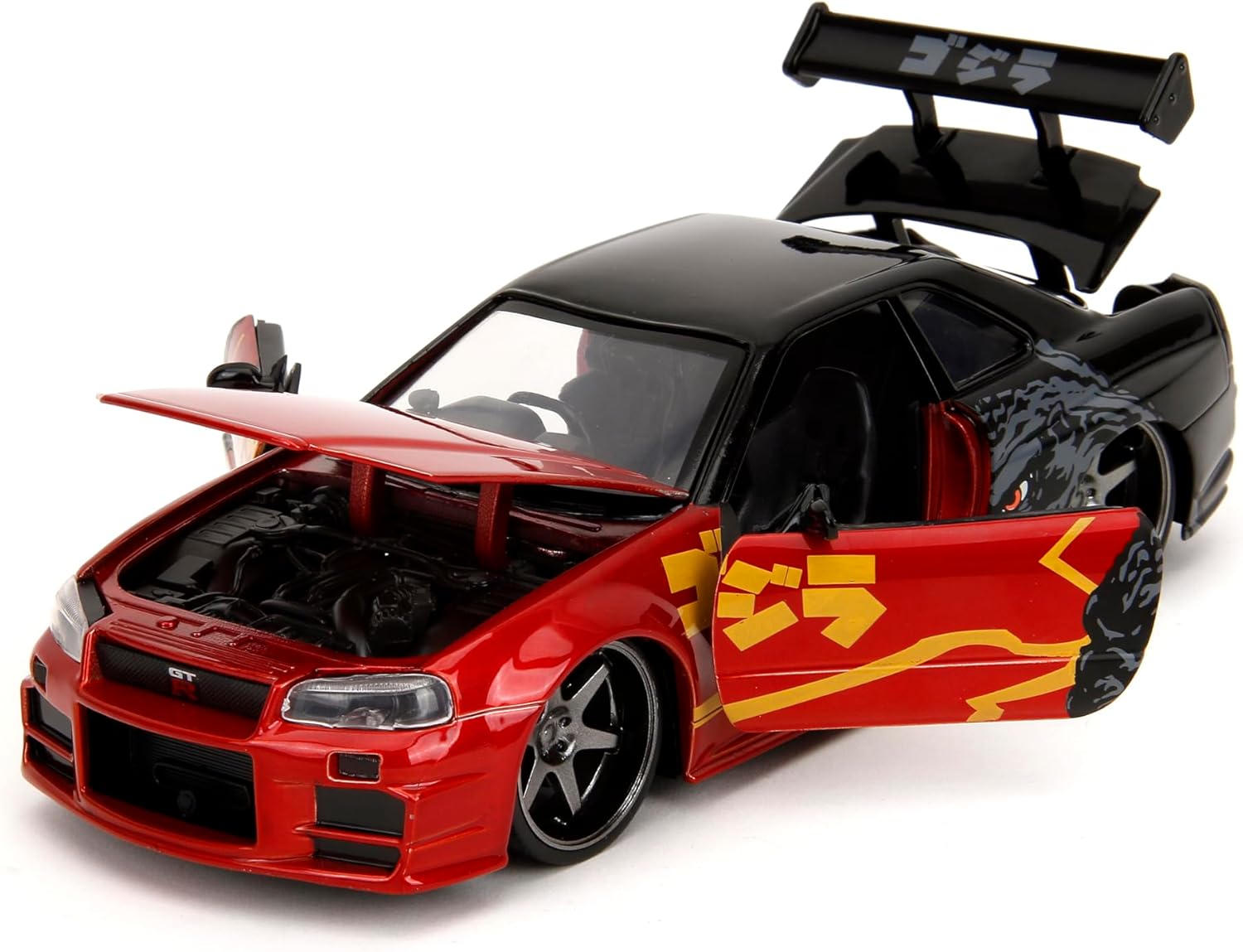 Godzilla Nissan Skyline GT R R34 1:24 Scale Jada - Jada - The Toy Store