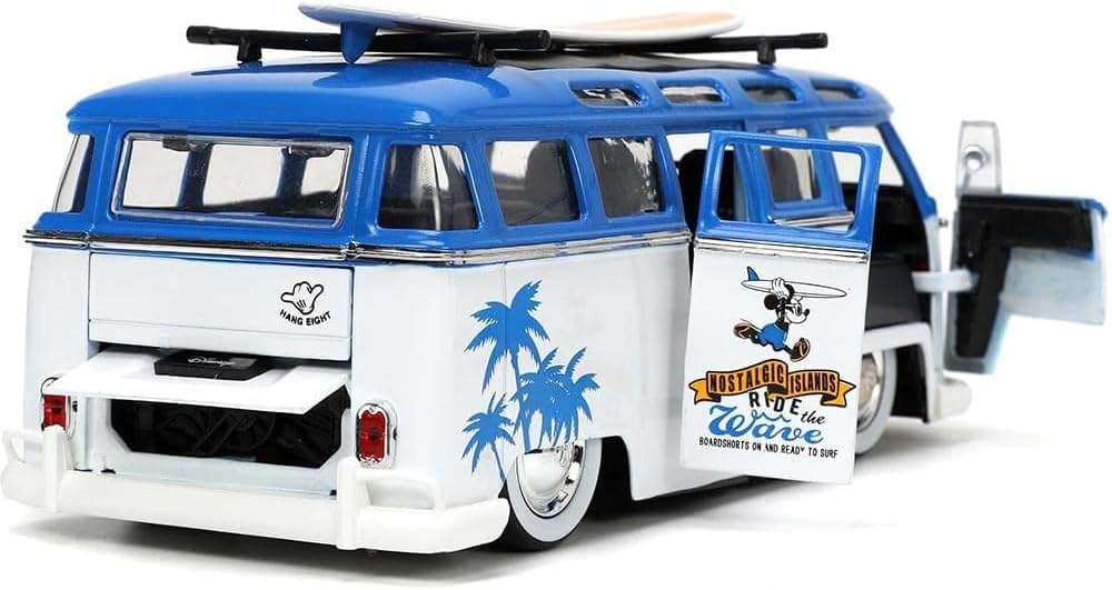 Mickey Car Model Bus Volkswagen - Jada - The Toy Store