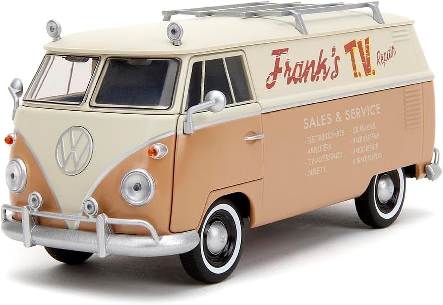 1:32 Volkswagen bus Wheeljack van with grille and orange side panel