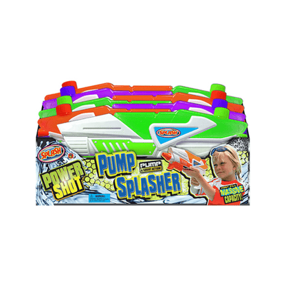 JA - RU Splash Power Shot Water Squirt Toy Space Patrol Gun 15" long! - Jaru - The Toy Store