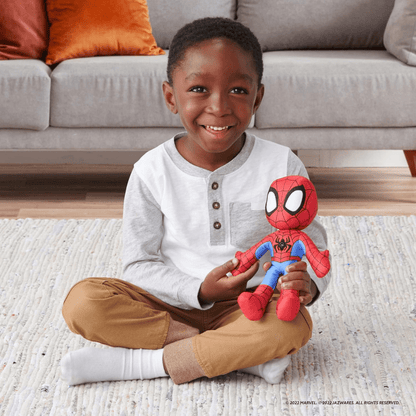 Spidey and His Amazing Friends Web Flash Spidey Plush - 9 - Inch - Jazwares - The Toy Store