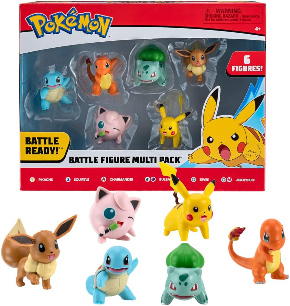 Pokemon Battle Action Figure - Jazwares - Detective Pikachu - The Toy Store