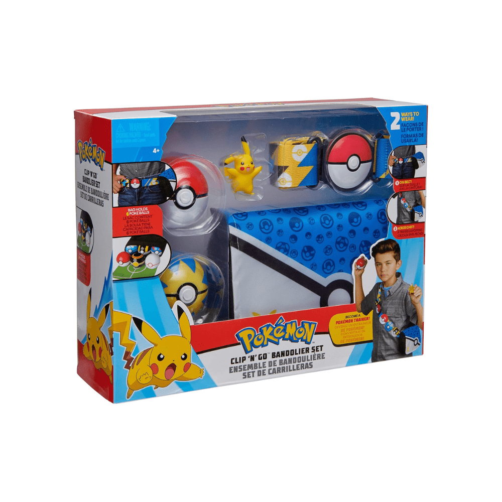 Pokemon Clip 'N' Go Bandolier Set - Jazwares - The Toy Store