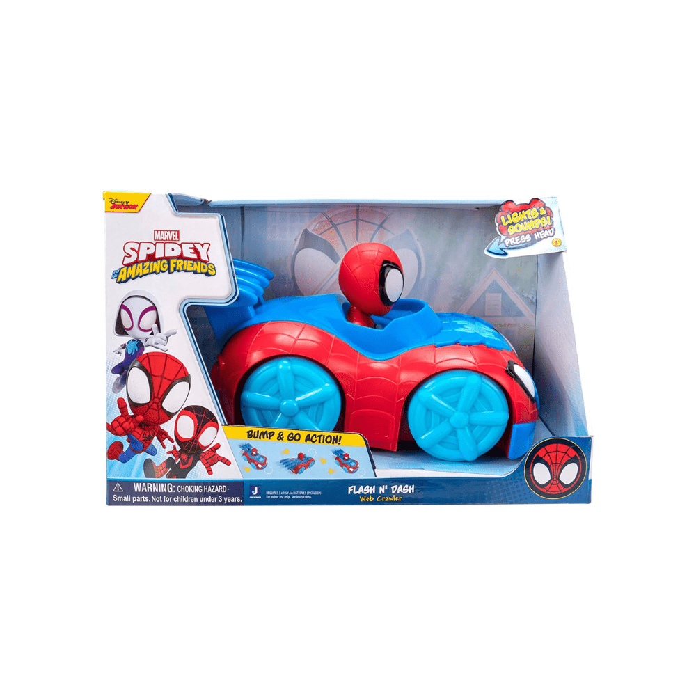 Spidey and His Amazing Friends Light Strike Vehicle - Jazwares - The Toy Store