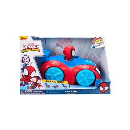 Spidey and His Amazing Friends Light Strike Vehicle - Jazwares - The Toy Store