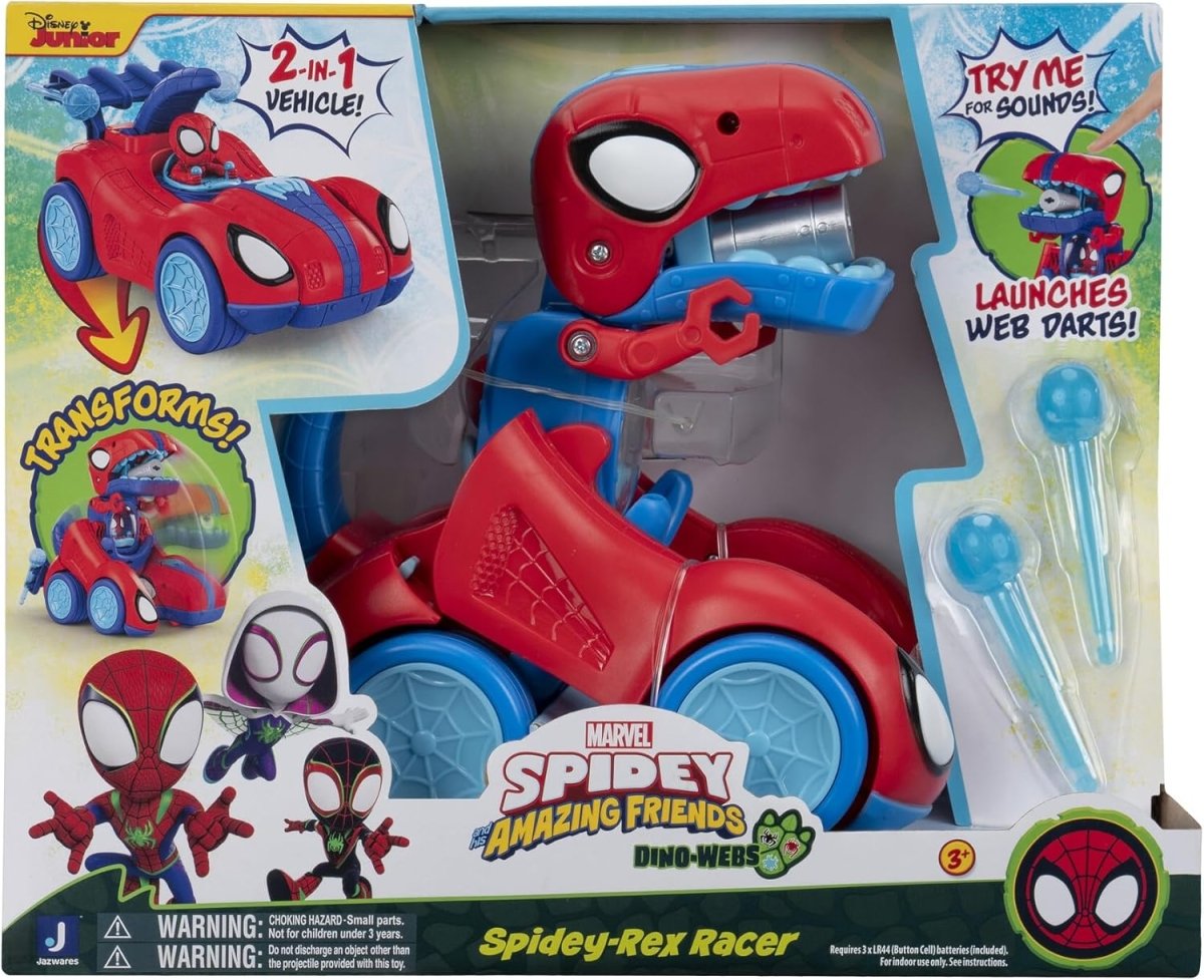 Spidey Dino Rex Racer Toy - Jazwares - The Toy Store