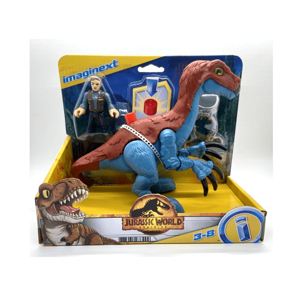 Dominion Therizinosaurus Dinosaur and Owen Toys - Jurassic World - The Toy Store