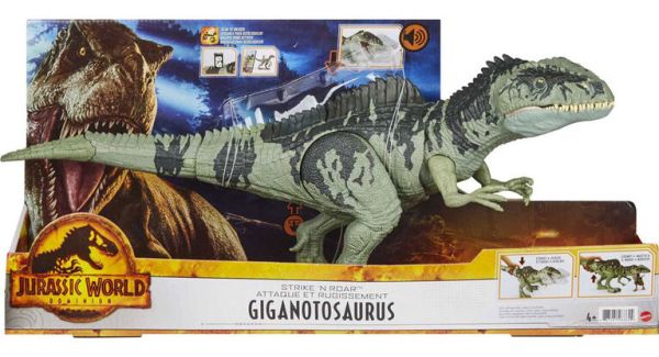 Strike 'N Roar Giganotosaurus Toy - Jurassic World - The Toy Store