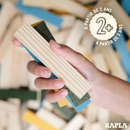 120 Colored Wooden Planks Set 2 - Kapla - The Toy Store