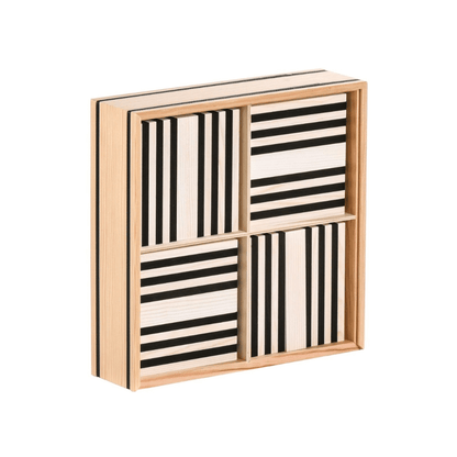 Black & White 100 Black and White Boards - Kapla - The Toy Store