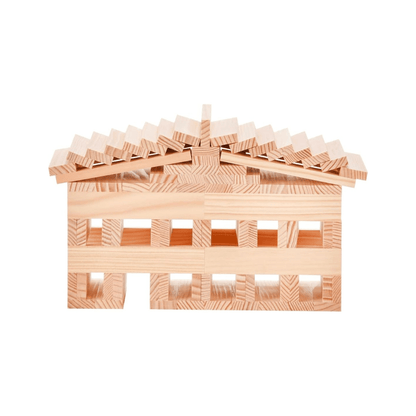 Bricks 100 Pcs, Brown Color - Kapla - The Toy Store