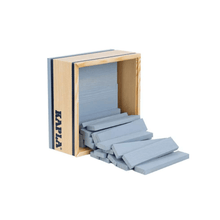 Wooden Construction Block 40 Planks Square Grey - Kapla - The Toy Store