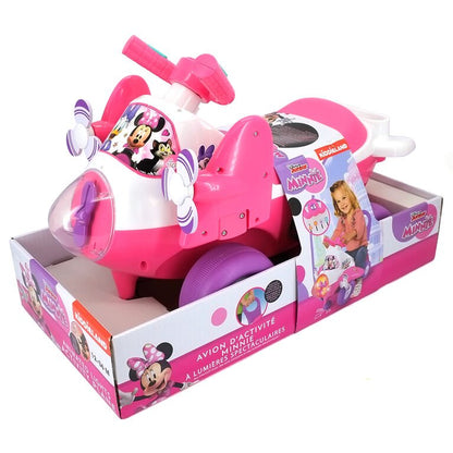 Animated Lights Minnie Activi Plane - Kiddieland - The Toy Store