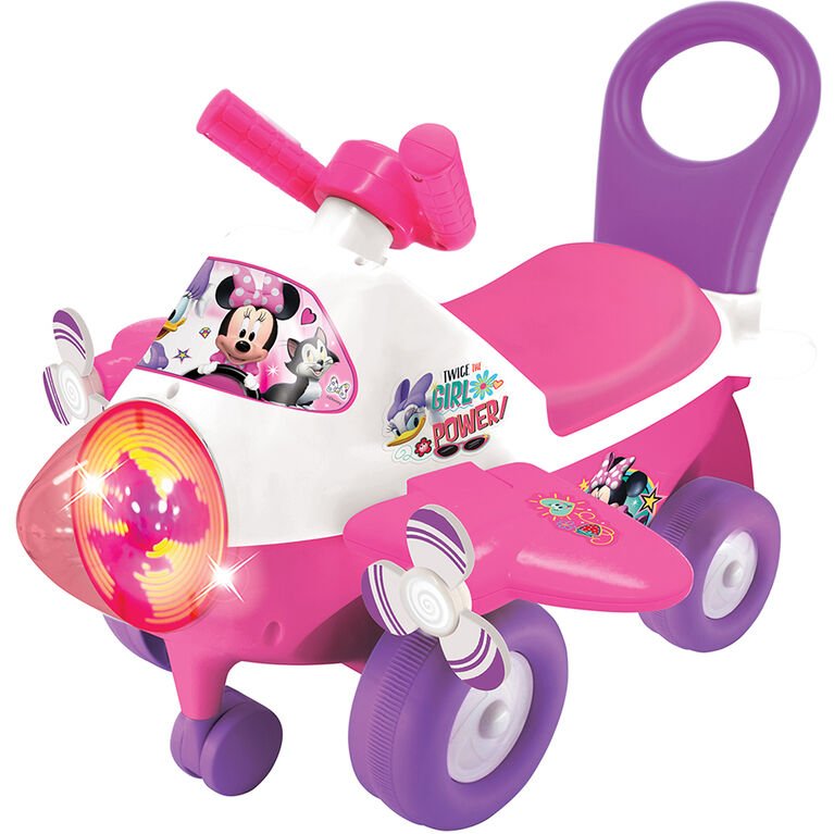Animated Lights Minnie Activi Plane - Kiddieland - The Toy Store
