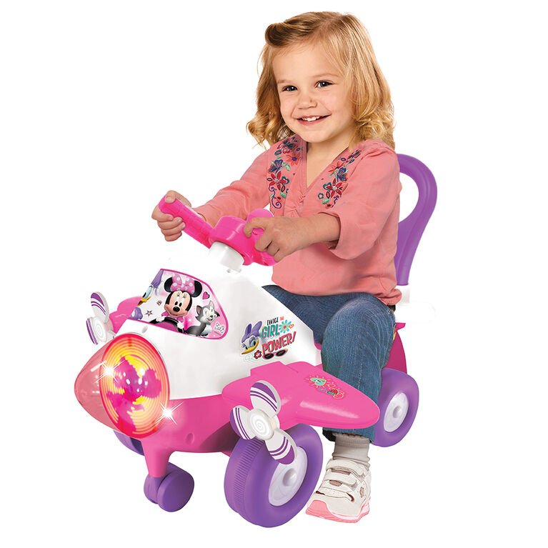 Animated Lights Minnie Activi Plane - Kiddieland - The Toy Store