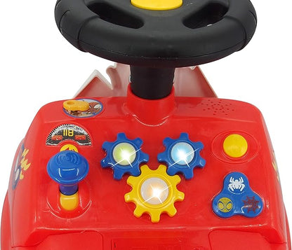 Lights N' Sounds Spidey Adventure Ride - On - Kiddieland - The Toy Store