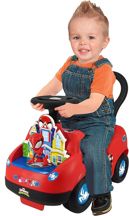 Lights N' Sounds Spidey Adventure Ride - On - Kiddieland - The Toy Store