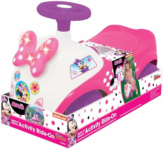 Limited Girls Disney Light N' Sound Minnie Mouse Ride - On - Kiddieland - The Toy Store