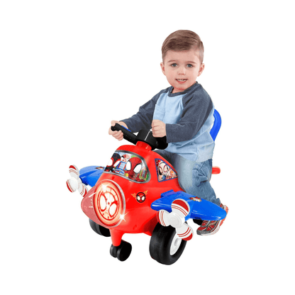 Spidey & His Amazing Friends Lights 'N' Sounds Plane - Kiddieland - The Toy Store