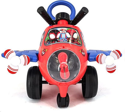 Spidey & His Amazing Friends Lights 'N' Sounds Plane - Kiddieland - The Toy Store