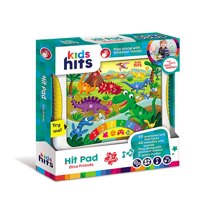 Hit Pad Dino Friends Spielset mit Dinosaurier-Spielbild auf Vorderseite