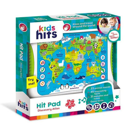 Tional Toddler Hit Pad Toy Discovery Atlas - Kids Hits - The Toy Store
