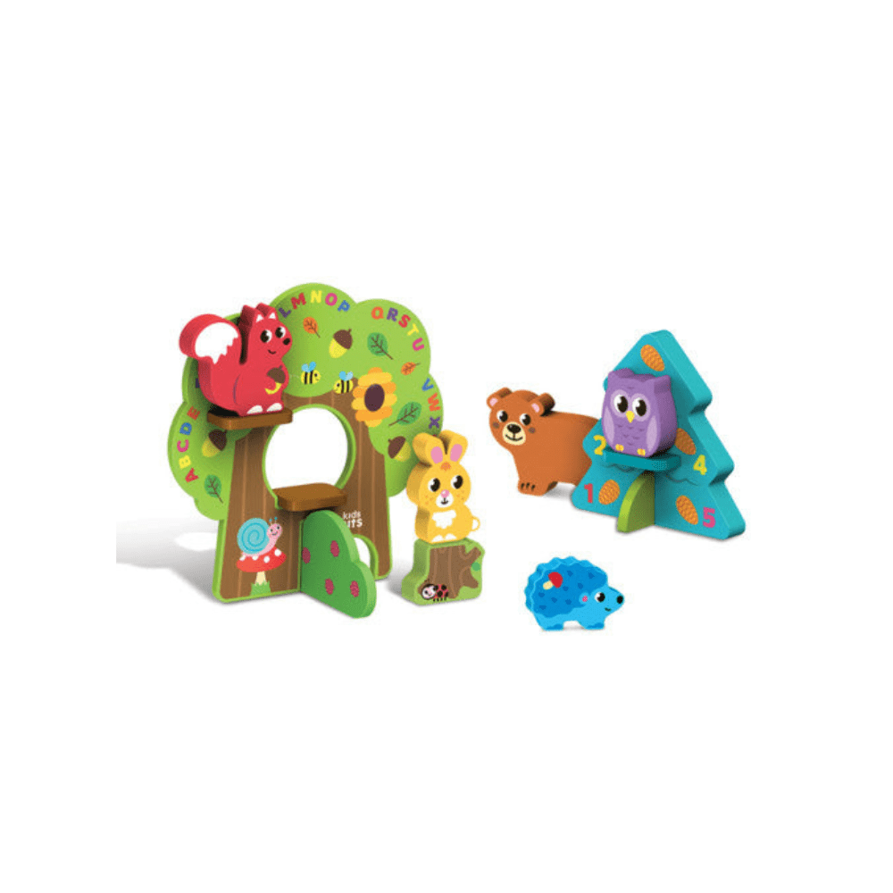 Wooden Play Set Forest Theme - Kids Hits - The Toy Store