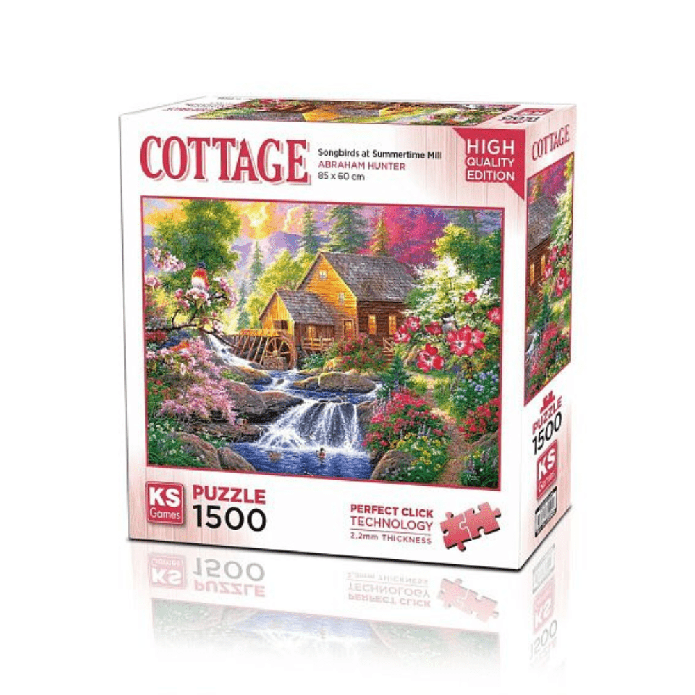 Puzzle Hunter Songbirds at Summertime Mill 1500Pcss - KS Games - The Toy Store