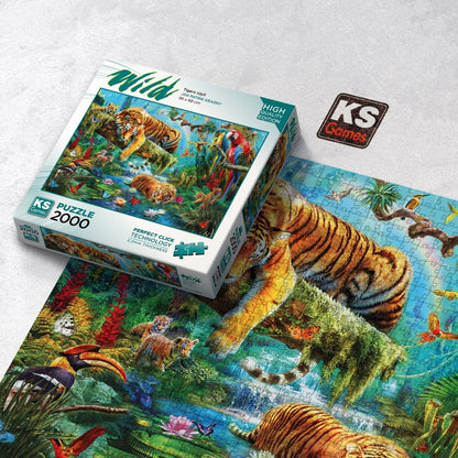 Puzzle Krasny Tigers Idyll - KS Games - The Toy Store