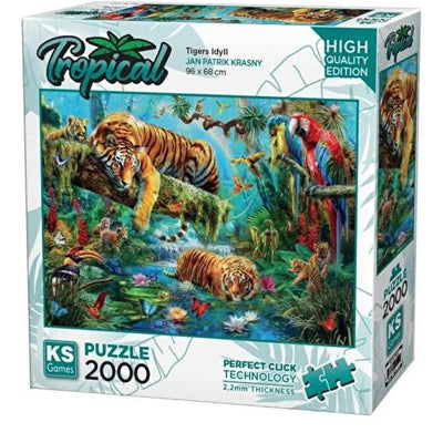 Puzzle Krasny Tigers Idyll