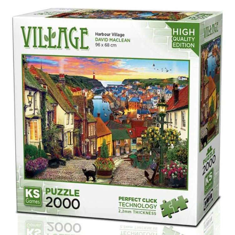 Puzzle Maclean Harbour Village - KS Games - The Toy Store
