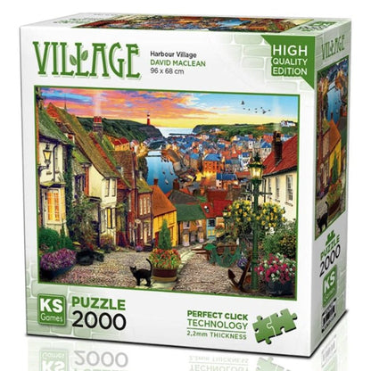 Puzzle Maclean Harbour Village - KS Games - The Toy Store
