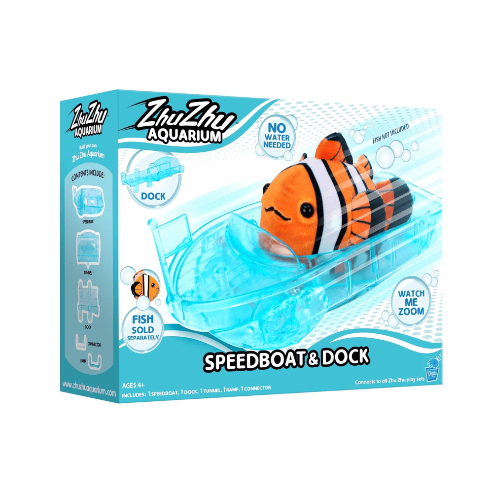 Aquarium Speedboat & Dock Set - Lansay - The Toy Store