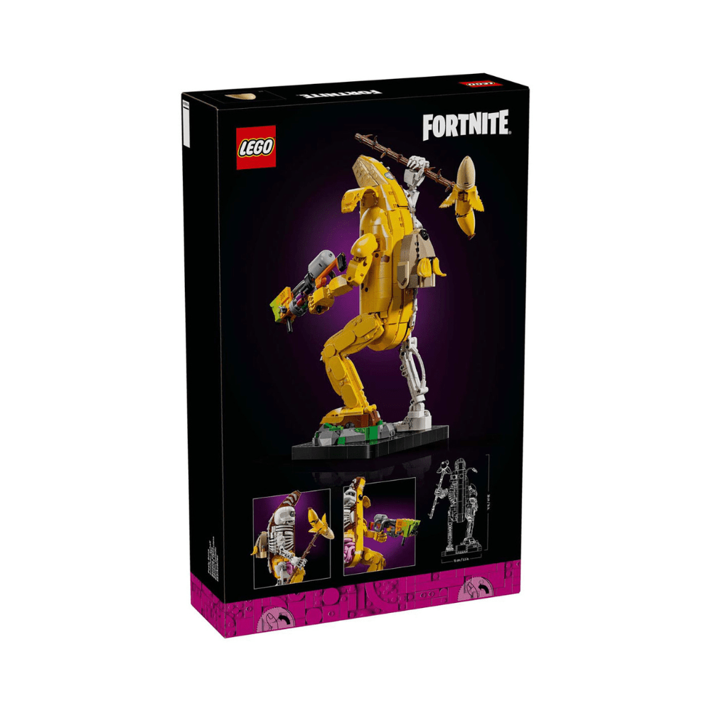 LEGO Fortnite Peely Bone 77072 boxed set, yellow skeleton figure