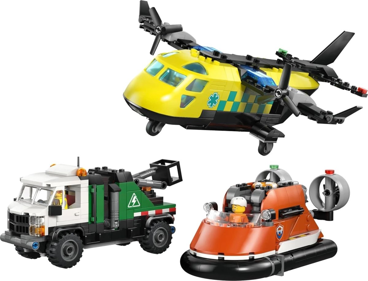 Airplane, Service Truck & Hovercraft Remix - Lego - The Toy Store