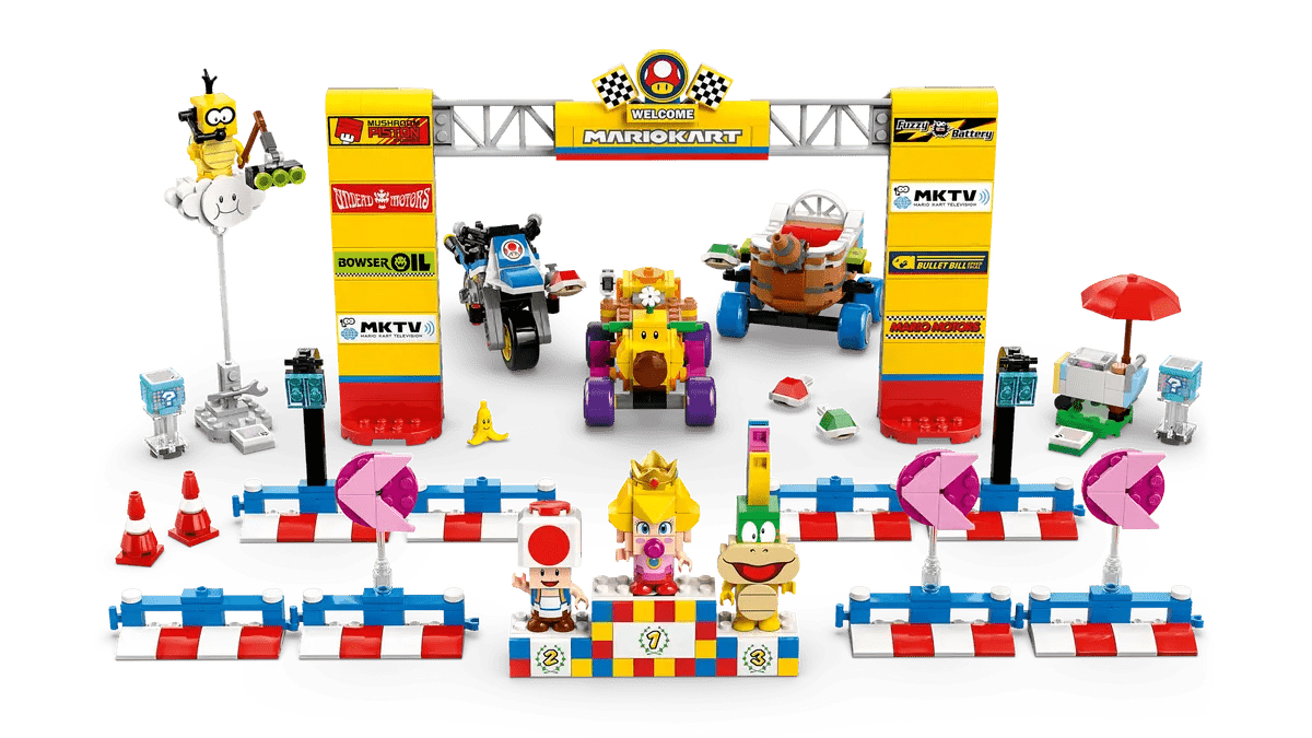 Baby Peach & Grand Prix Set - Lego - The Toy Store