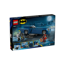 LEGO Batman Batmobile set box with minifigures Harley Quinn and Mr. Freeze