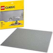 LEGO Classic gray base plate with stud grid surface