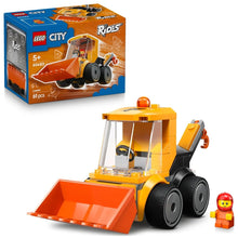LEGO City Construction Loader box, orange wheel loader, 61 pieces
