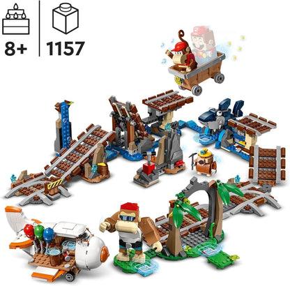 Diddy Kong's Mine Cart Ride Expansion Set - Lego - The Toy Store