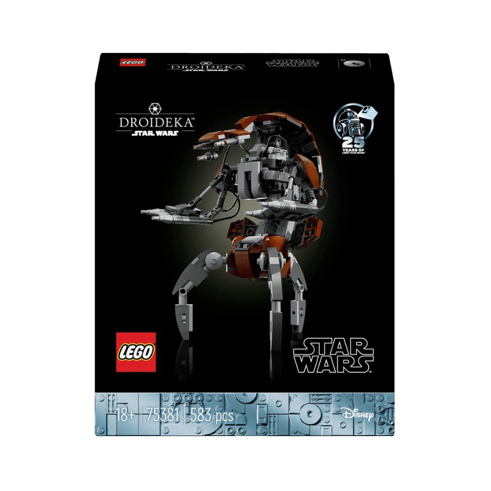 LEGO Droideka Star Wars building set box with Droideka artwork and LEGO logo