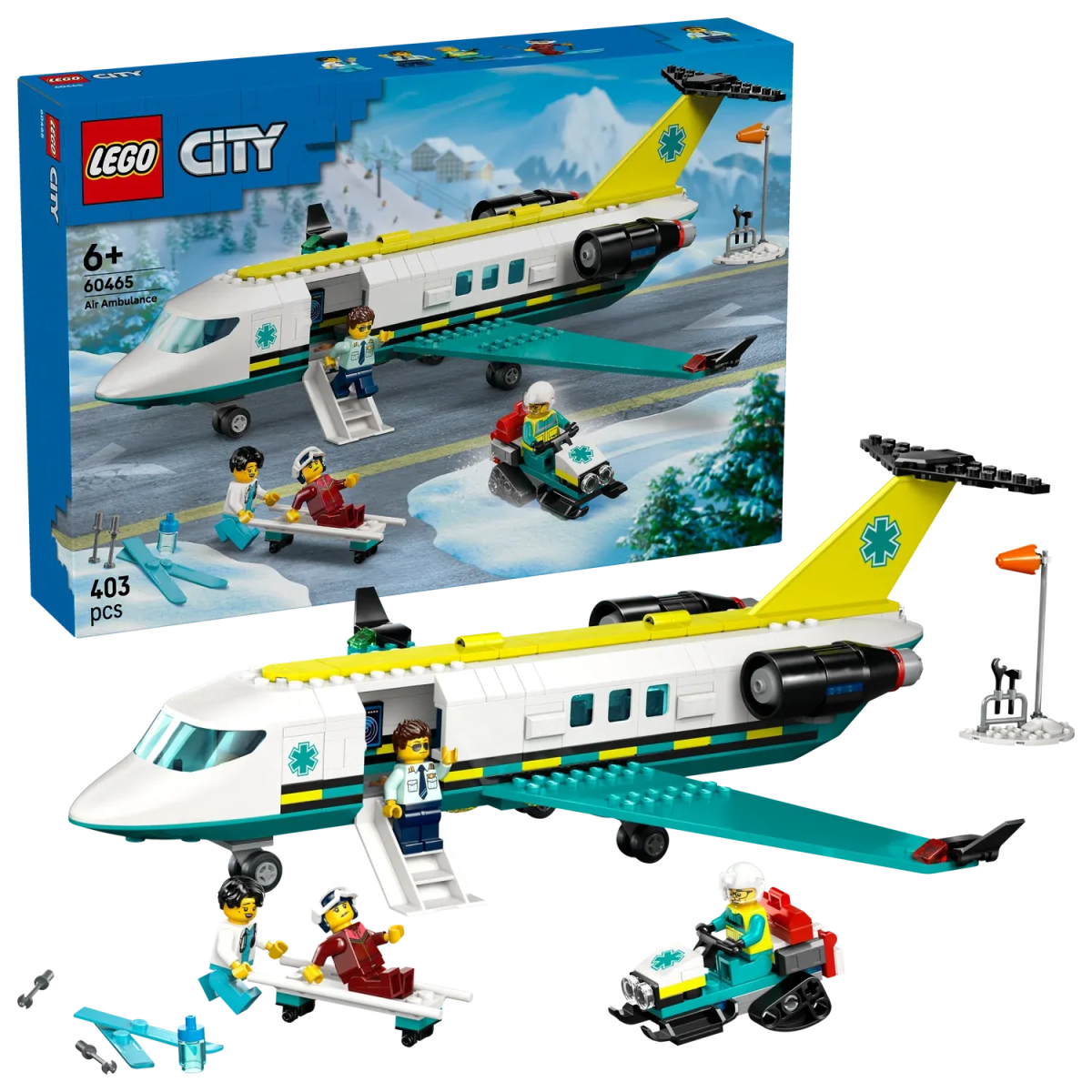 Emergency Air Ambulance Airplane - Lego - The Toy Store